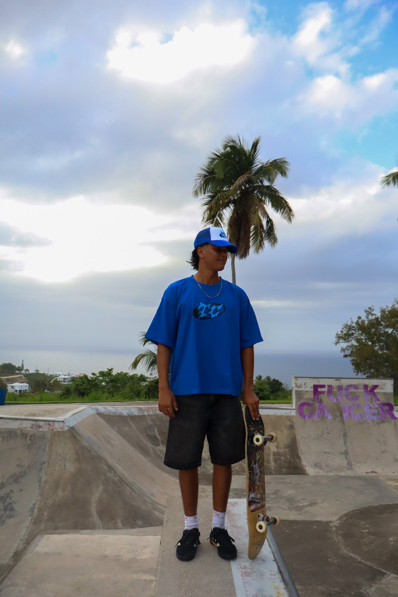 Rollin’ Blue SK8 Tee