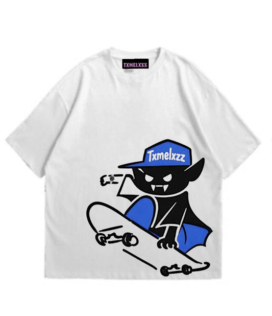 Chronos SK8 White tee