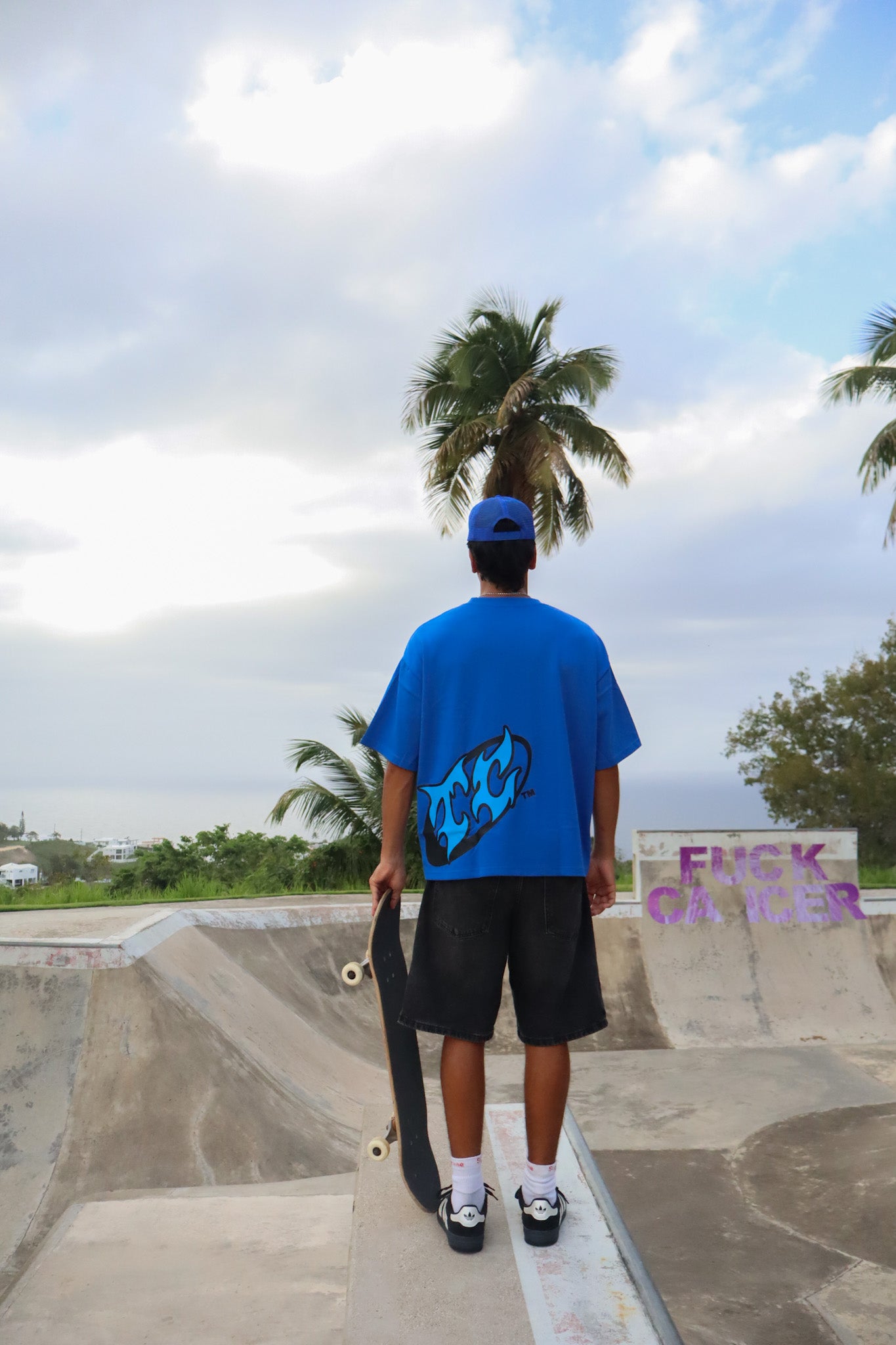 Rollin’ Blue SK8 Tee