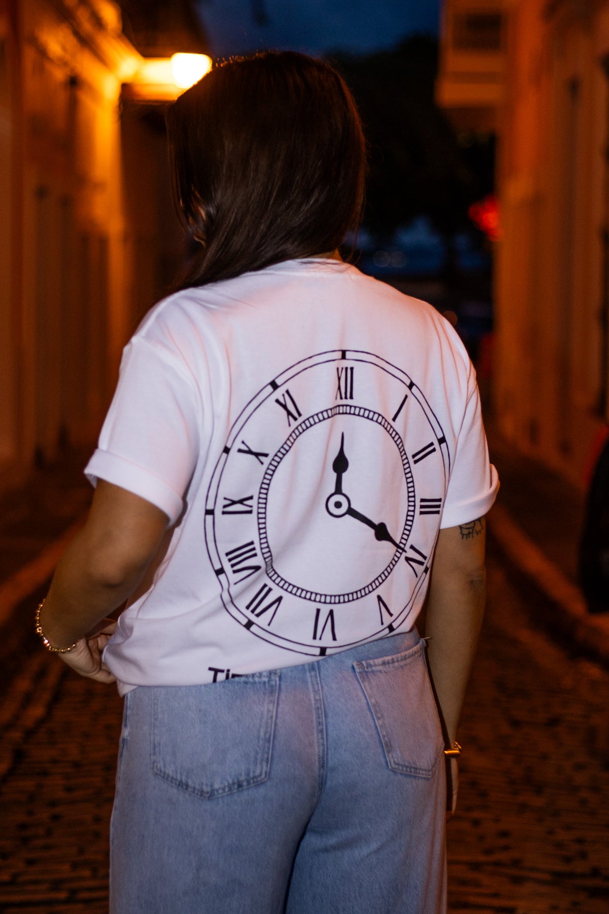 Eternal Time White Tee