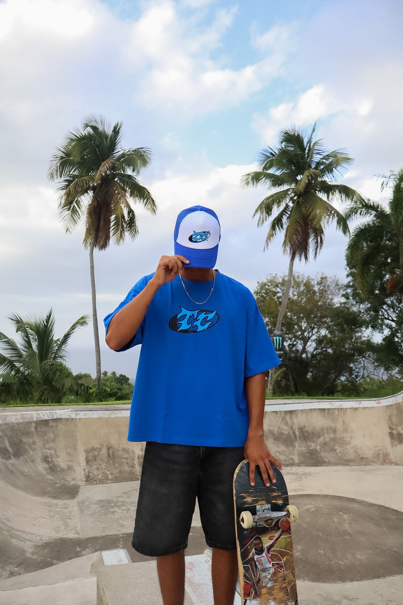 Rollin’ Blue SK8 Tee